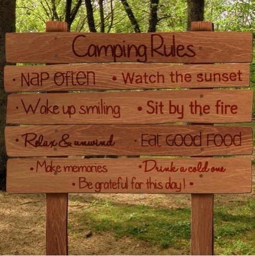 Camping Rules